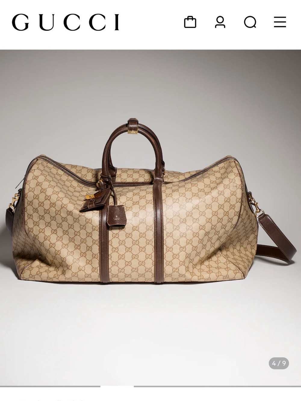 Gucci Essence Classic Duffle Bag